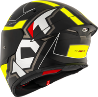 KYT TT-REVO ELECTRON MATT BLACK YELLOW