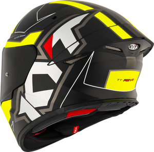 KYT TT-REVO ELECTRON MATT BLACK YELLOW