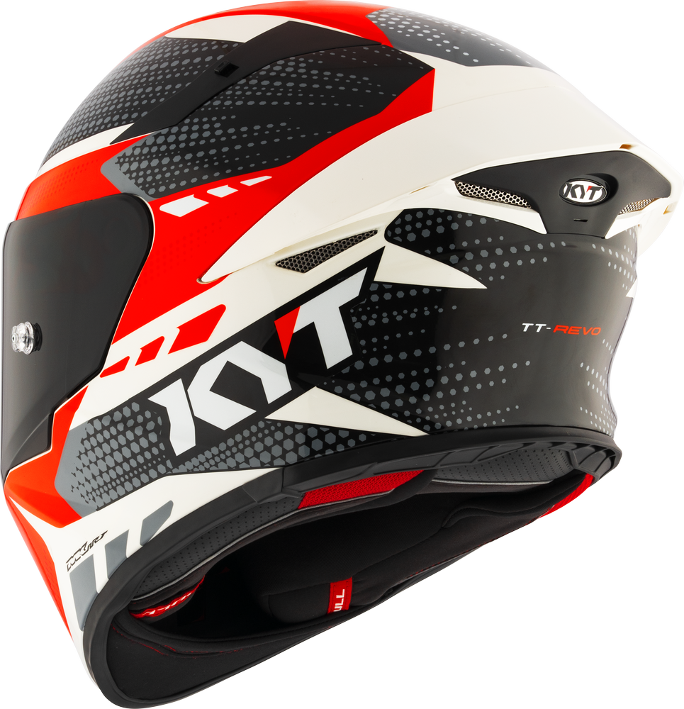 KYT TT-REVO GEAR BLACK RED