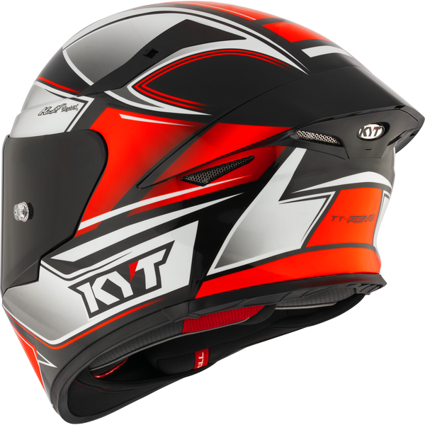 KYT TT-Revo TOURIST RED FLUO