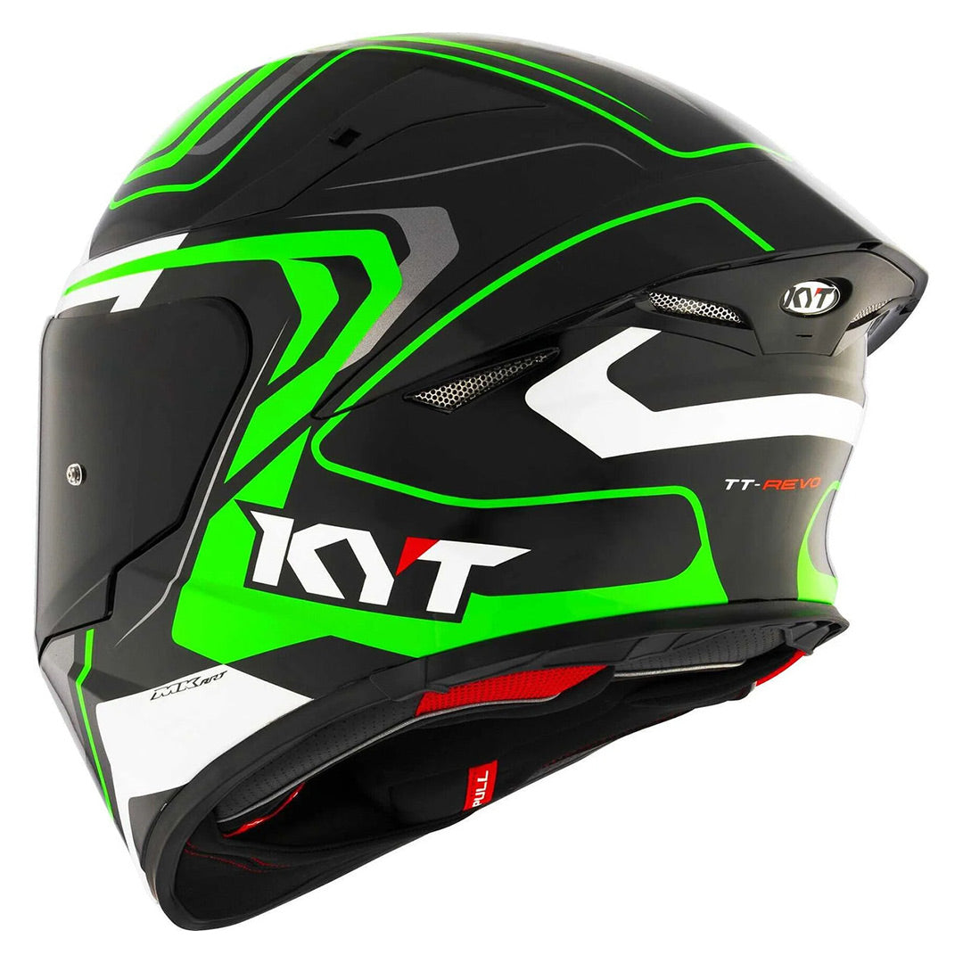 KYT TT-Revo Overtech Black Green