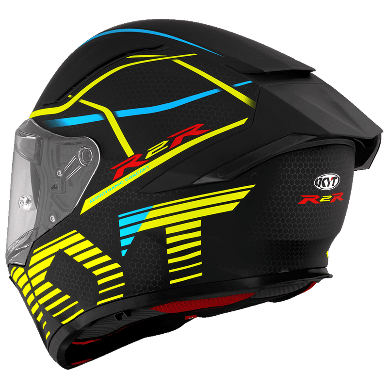 KYT R2R PRO CONCEPT MATT BLACK YELLOW