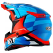 KYT Skyhawk GLOWING BLUE/ORANGE FLUO
