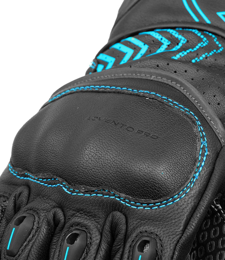 RYNOX ADVENTO PRO GLOVES BLACK BLUE