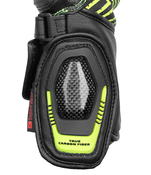 RYNOX ADVENTO PRO GLOVES BLACK HI-VIZ