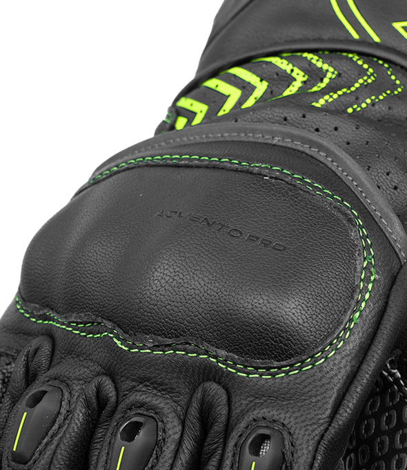 RYNOX ADVENTO PRO GLOVES BLACK HI-VIZ
