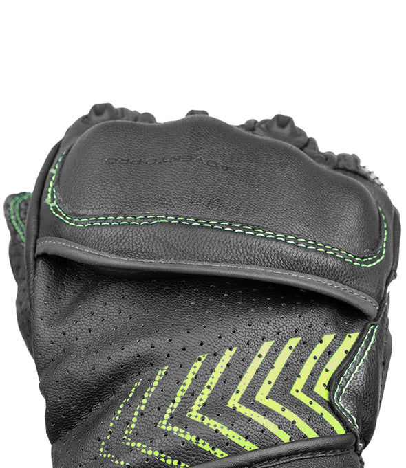RYNOX ADVENTO PRO GLOVES BLACK HI-VIZ