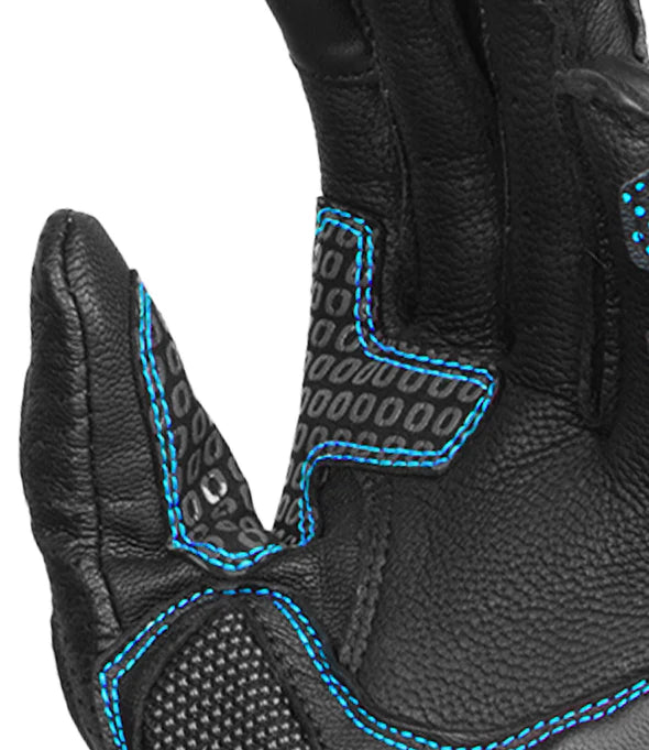 RYNOX ADVENTO PRO GLOVES BLACK BLUE