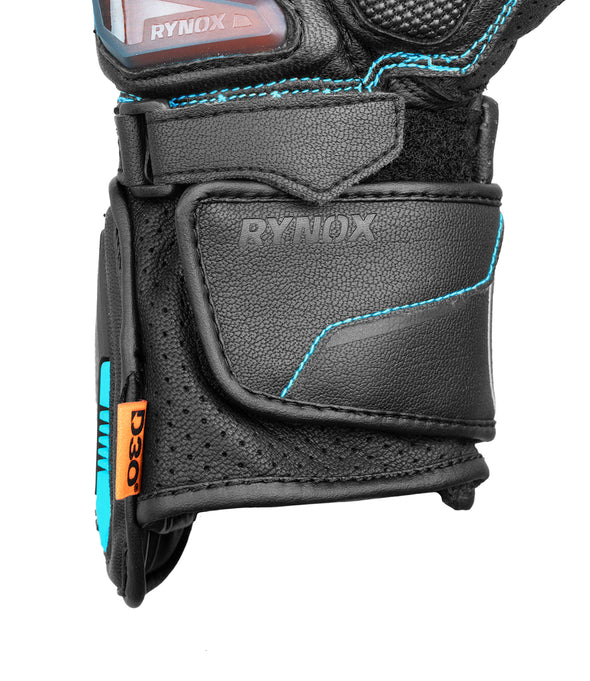 RYNOX ADVENTO PRO GLOVES BLACK BLUE