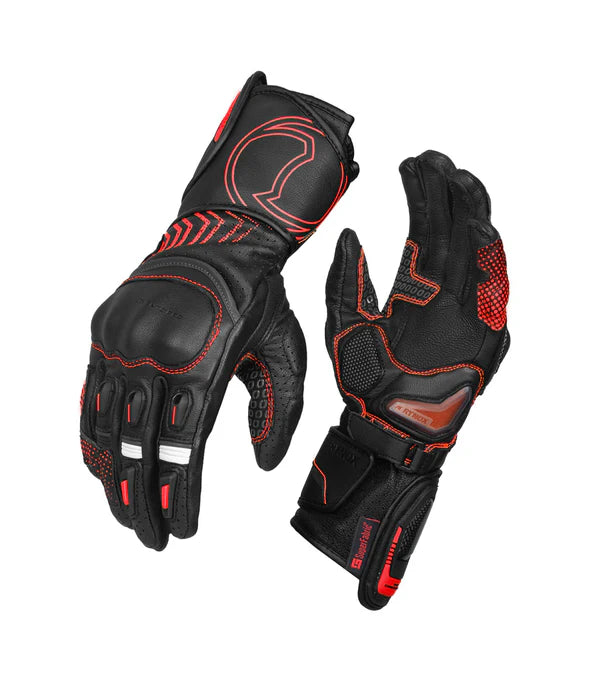 RYNOX ADVENTO PRO GLOVES BLACK RED