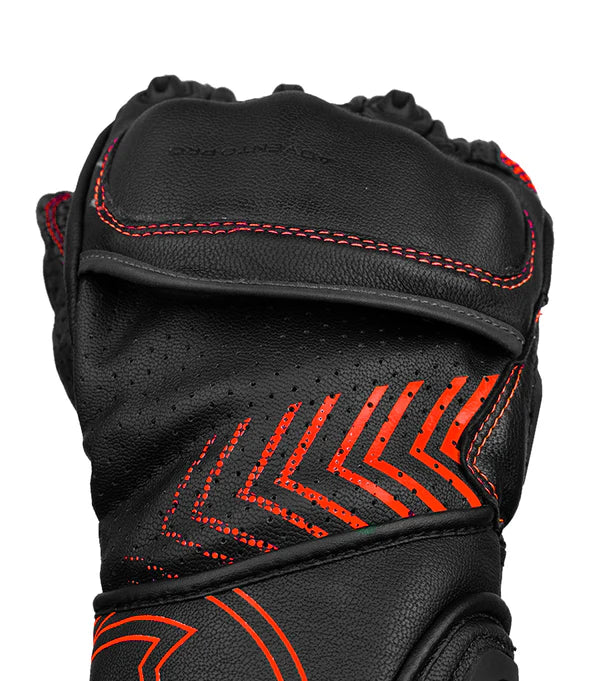 RYNOX ADVENTO PRO GLOVES BLACK RED
