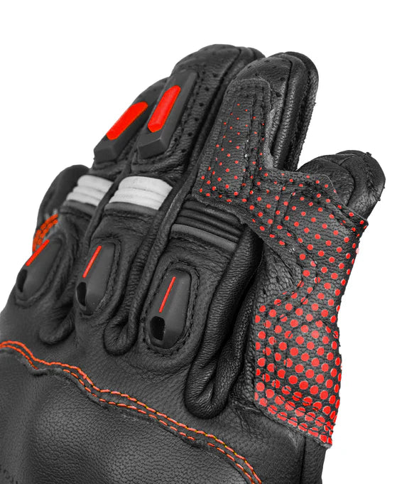RYNOX ADVENTO PRO GLOVES BLACK RED