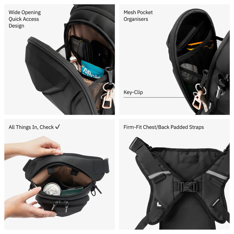 Vantora ARC 4IN1 - Thigh Bag & Travel Bag Olive