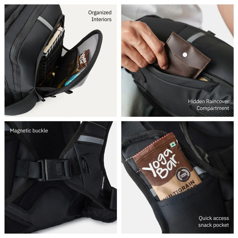 Vantora Prime Hydration Backpack 25L Black