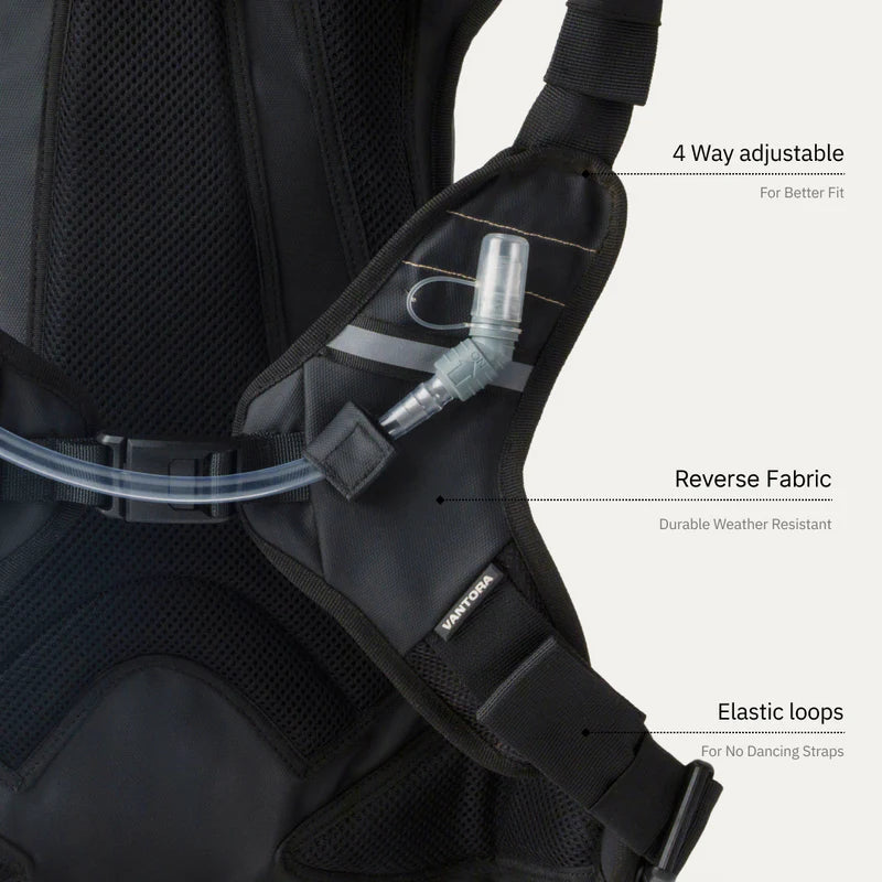 Vantora Prime Hydration Backpack 25L Black