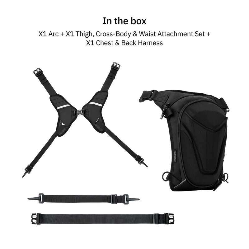 Vantora ARC 4IN1 - Thigh Bag & Travel Bag Olive