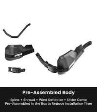 RYNOX DEFENDER PRO HANDGUARDS BLACK