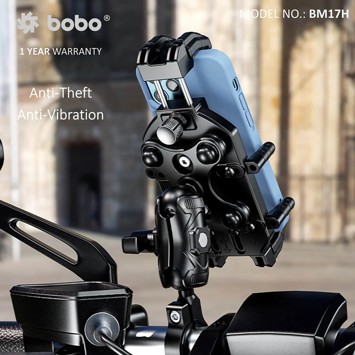 BOBO BM17H PRO Anti-Vibration Bike Phone Holder
