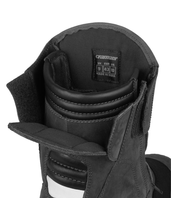 Cramster Flux Motorcycle Touring Boots Black