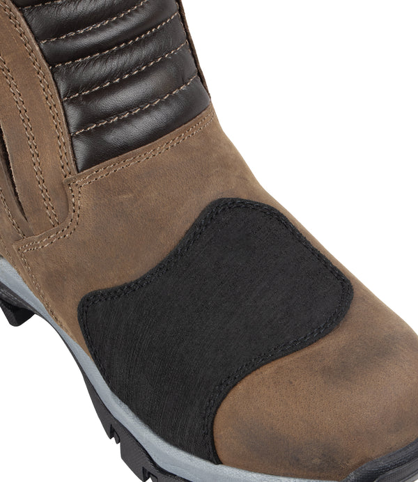 Cramster Flux Motorcycle Touring Boots Brown