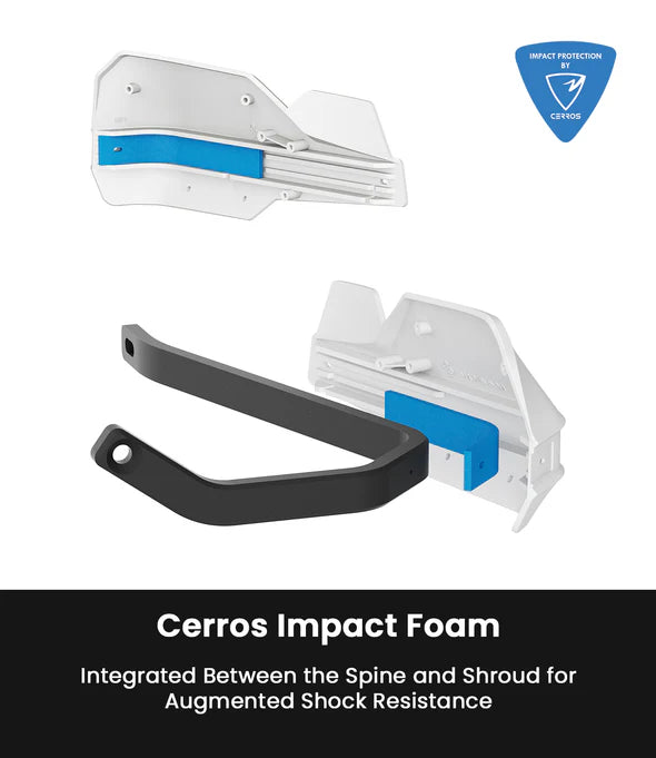 RYNOX DEFENDER PRO HANDGUARDS WHITE