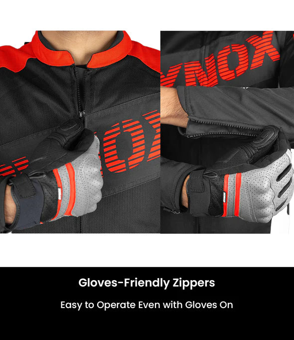 RYNOX DELTA GT JACKET BLACK RED