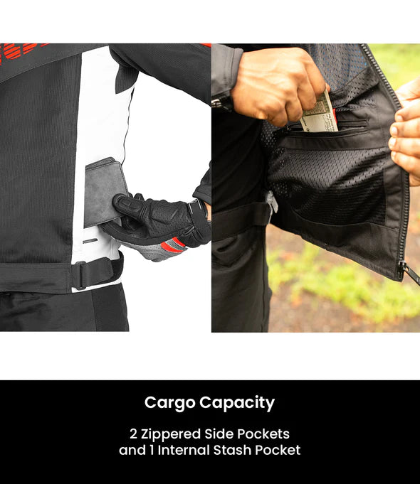 RYNOX DELTA GT JACKET BLACK RED