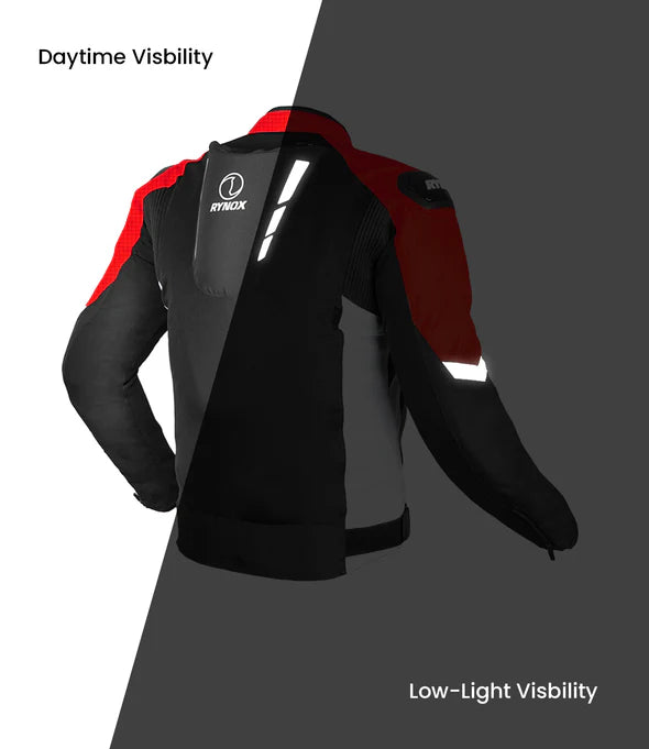RYNOX DELTA GT JACKET BLACK RED