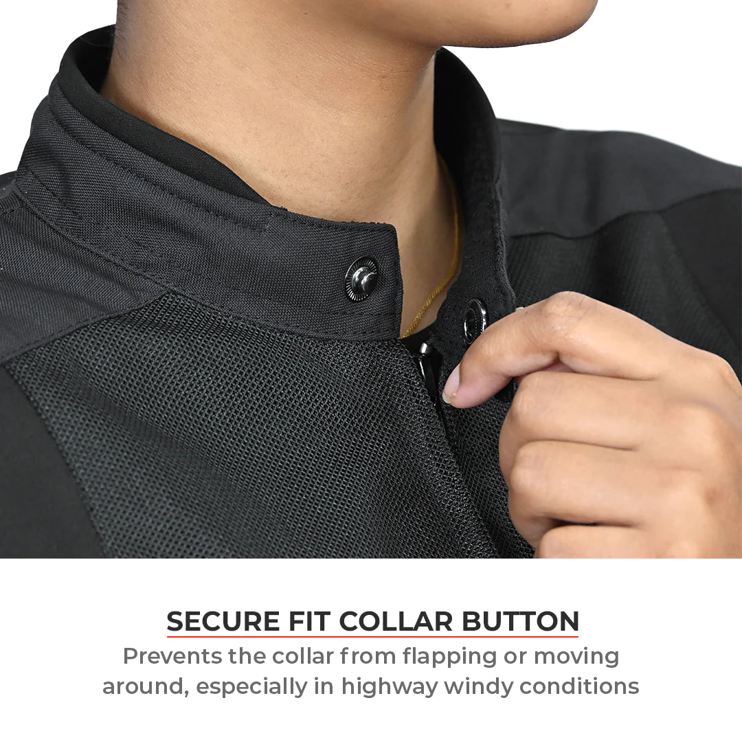 VIATERRA - ELLIS – WOMEN'S STREET MESH RIDING JACKET GREEN