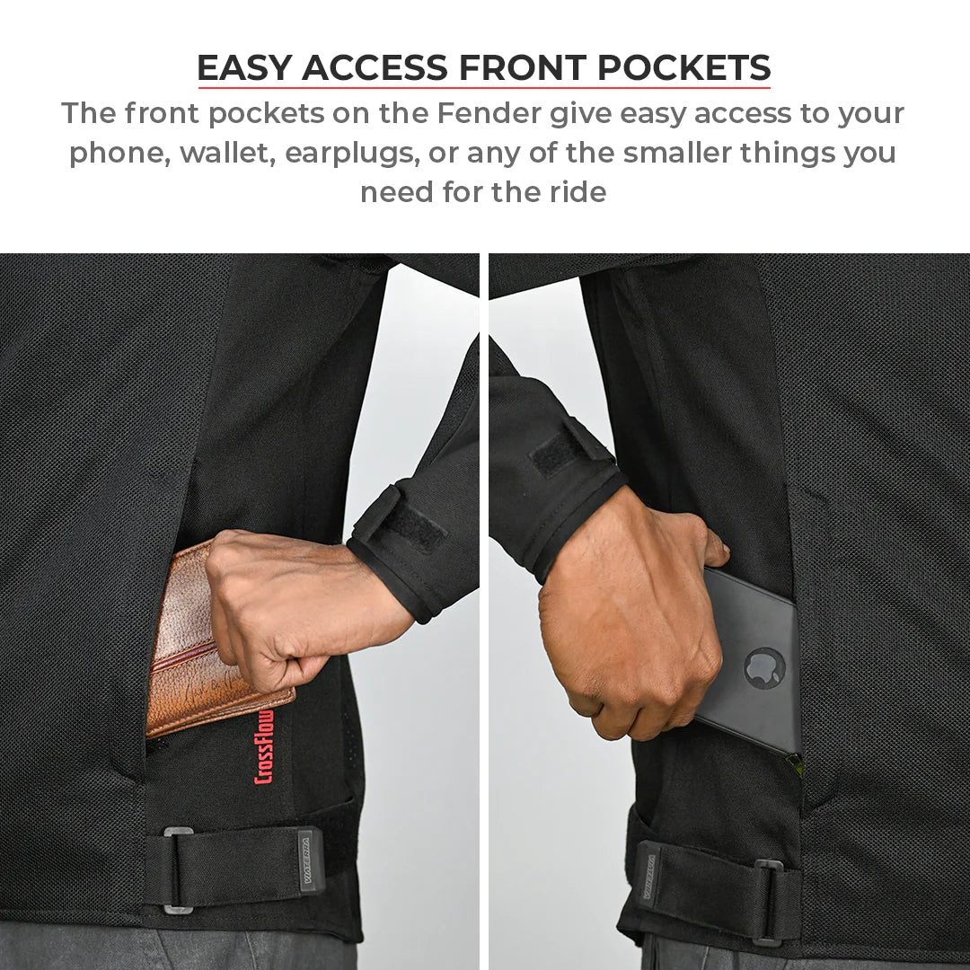 Viaterra - Fender – URBAN MESH RIDING JACKET WITH BASE LAYER GRAY