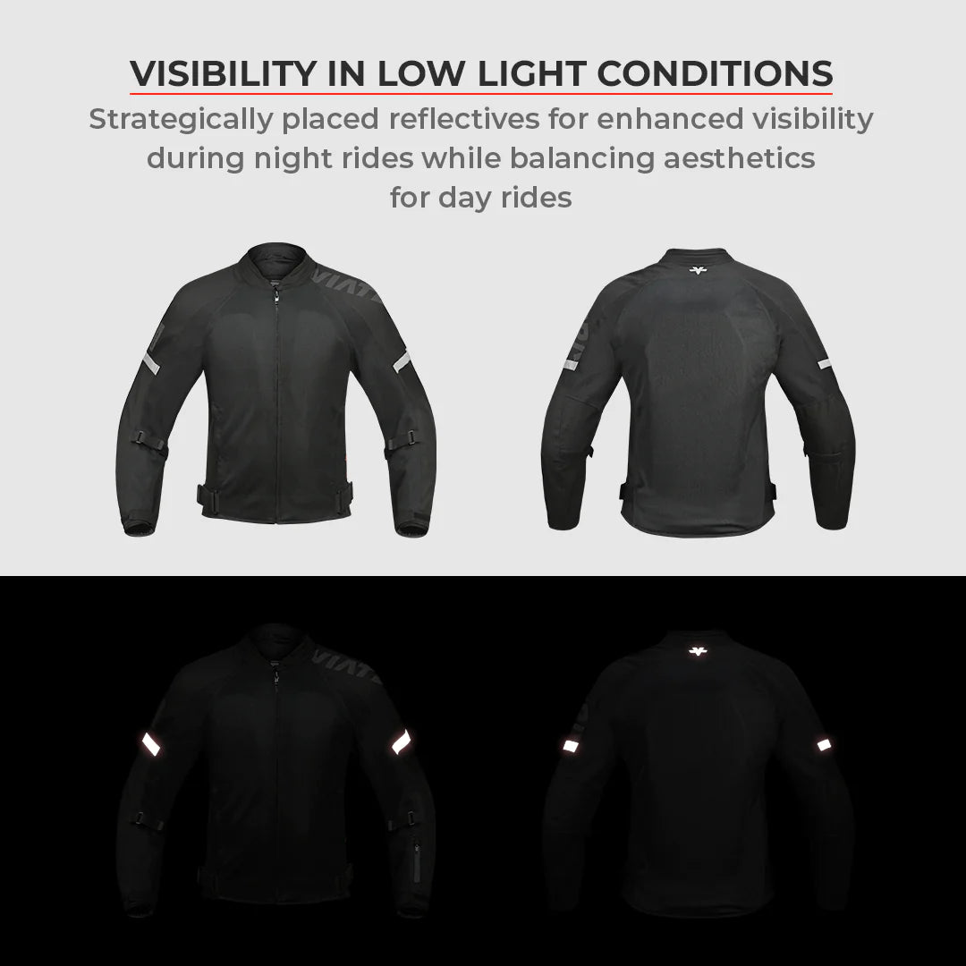 Viaterra - Fender – URBAN MESH RIDING JACKET WITH BASE LAYER Black
