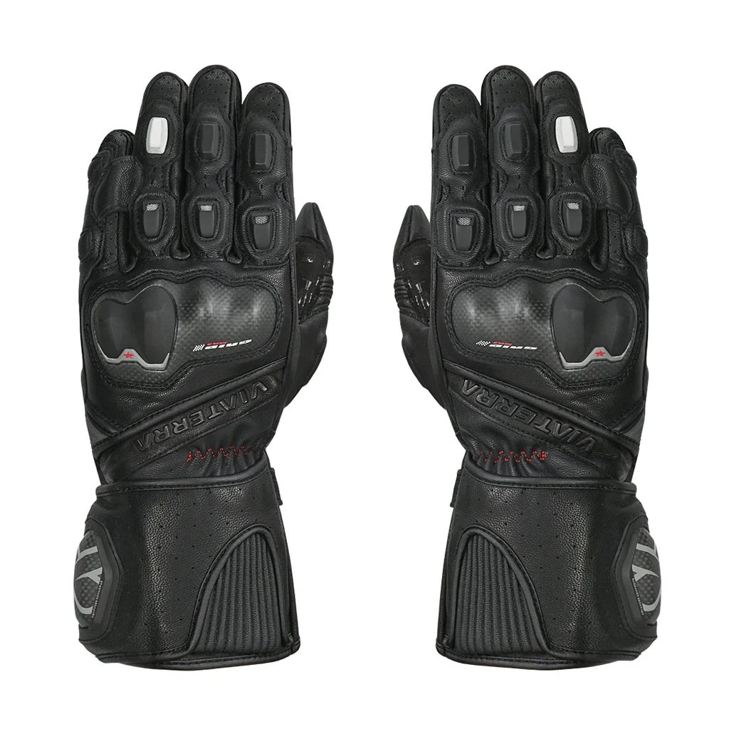 Viaterra Grid MK3 Full Gauntlet Gloves Black