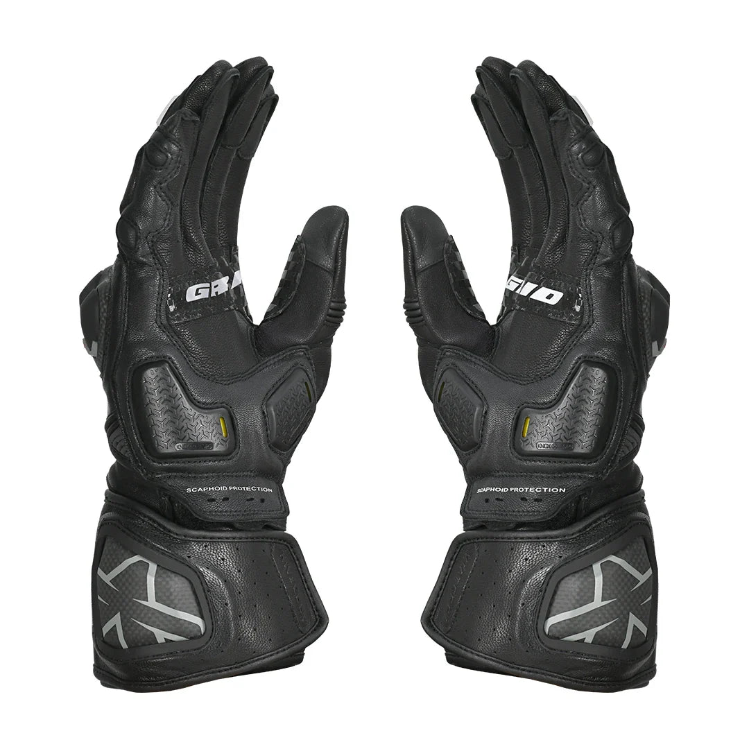 Viaterra Grid MK3 Full Gauntlet Gloves Black