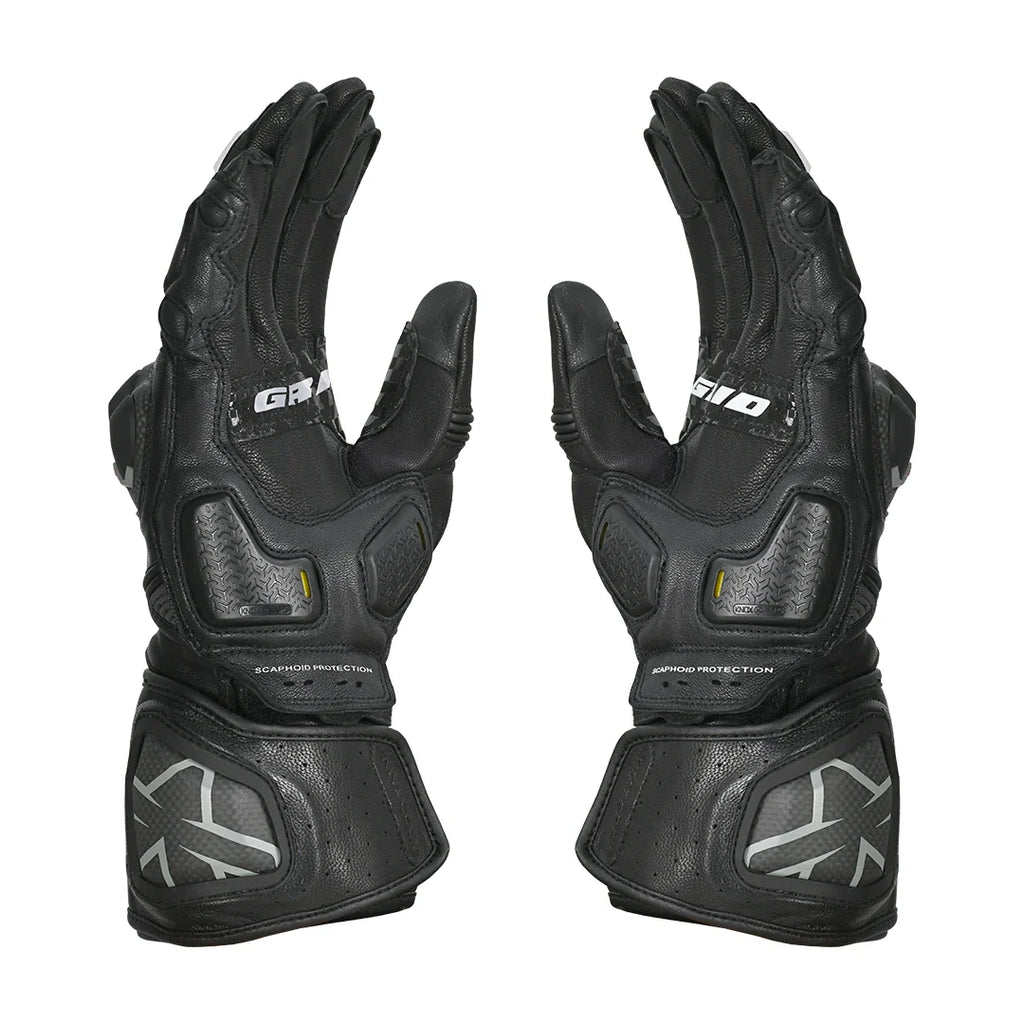 Viaterra Grid MK3 Full Gauntlet Gloves Black