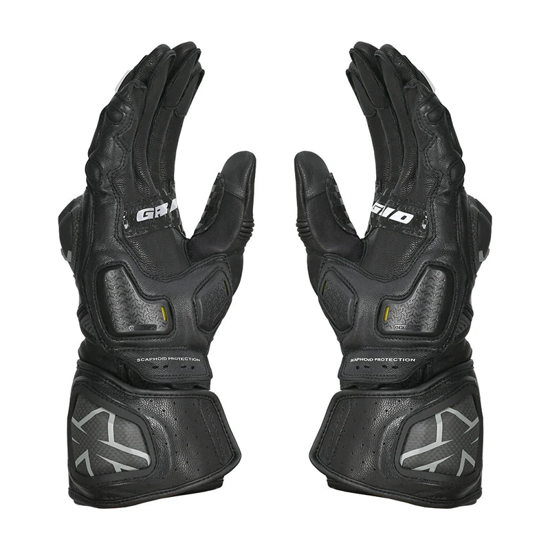 Viaterra Grid MK3 Full Gauntlet Gloves Black