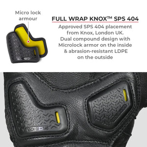 Viaterra Grid MK3 Full Gauntlet Gloves Yellow