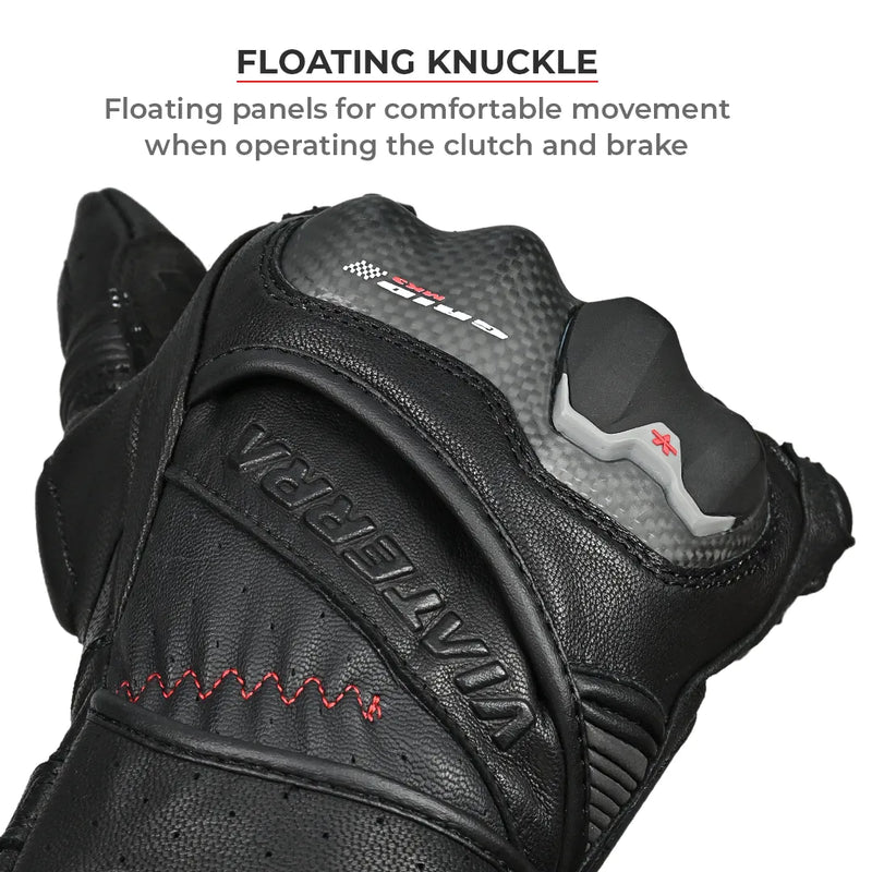 Viaterra Grid MK3 Full Gauntlet Gloves Black