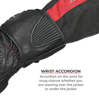 Viaterra Grid MK3 Full Gauntlet Gloves Black