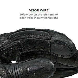 Viaterra Grid MK3 Full Gauntlet Gloves Black