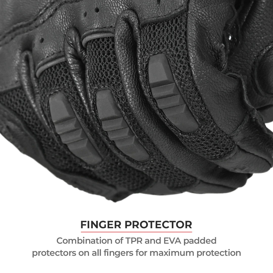 Viaterra Kruger - Motorcycle Riding Gloves Blue