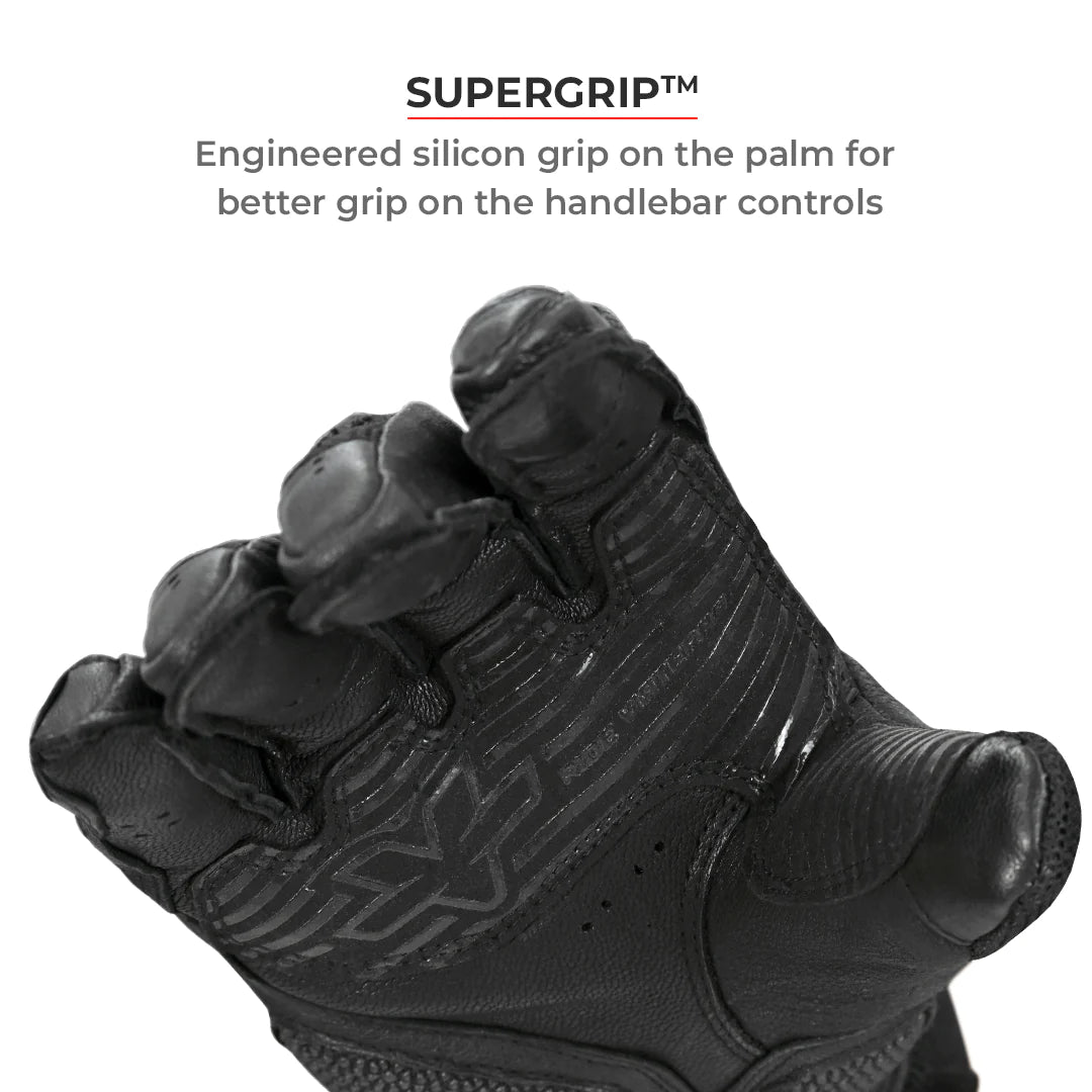 Viaterra Kruger - Motorcycle Riding Gloves Blue