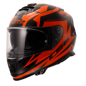 LS2 FF800 STORM II ATOMIK BLACK ORANGE