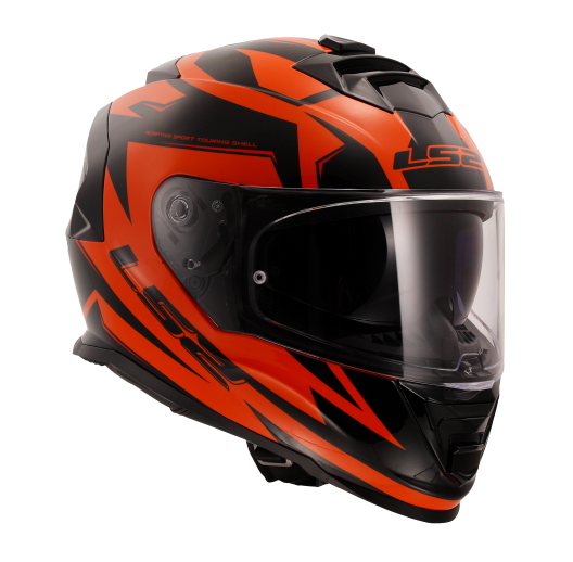 LS2 FF800 STORM II ATOMIK BLACK ORANGE