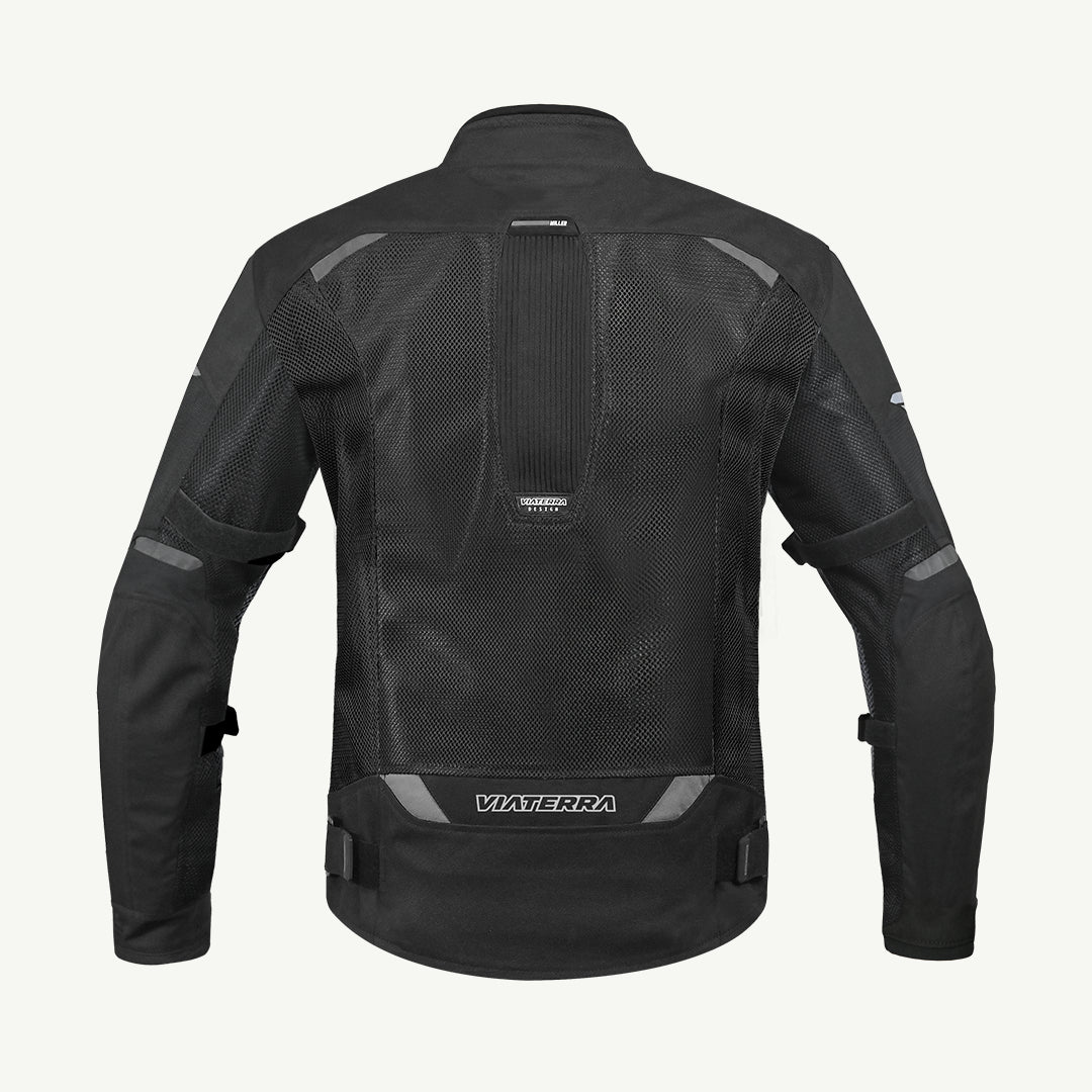 MILLER – STREET MESH RIDING JACKET WITH LINERS (STEALTH BLACK)