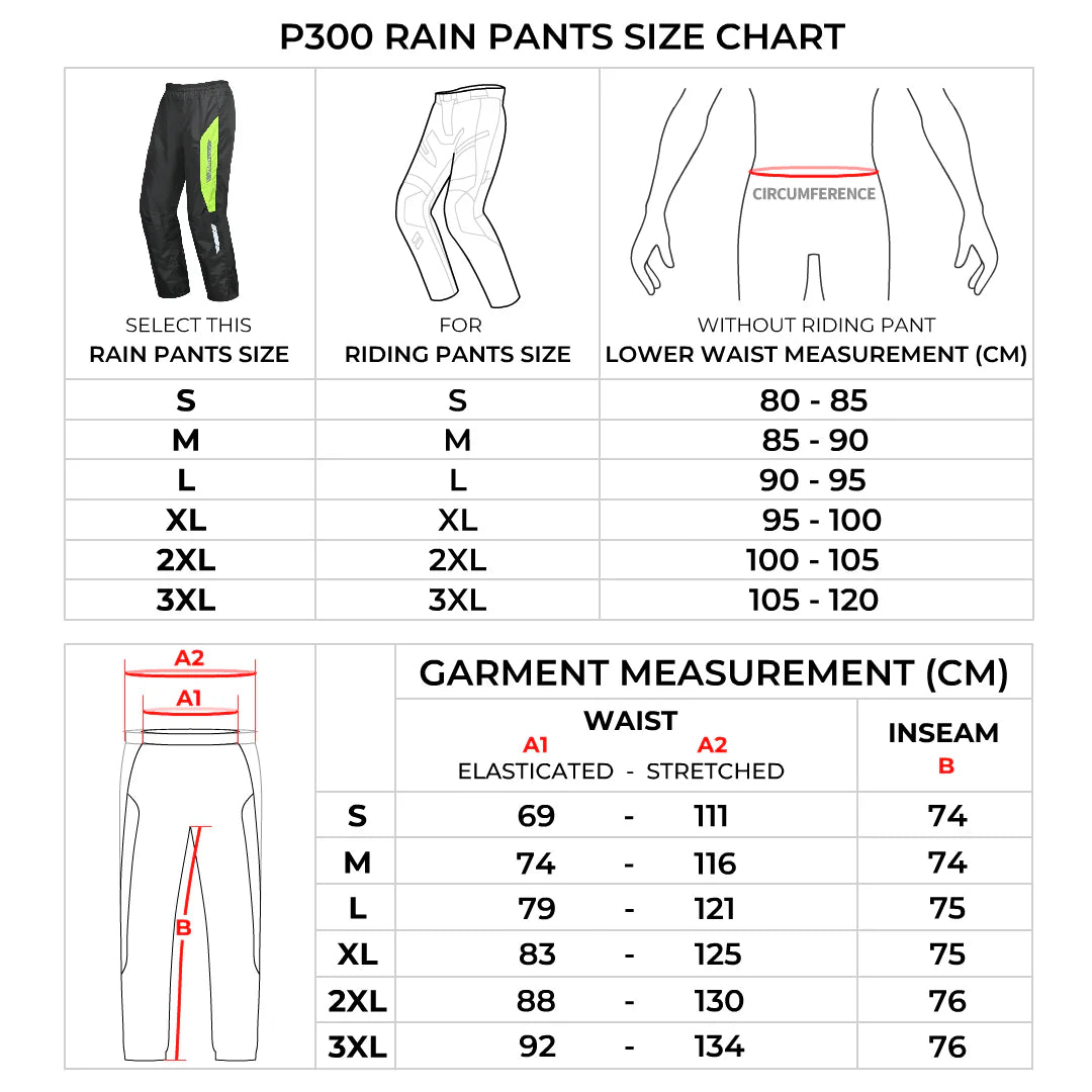 VIATERRA - P300 - RAIN PANTS
