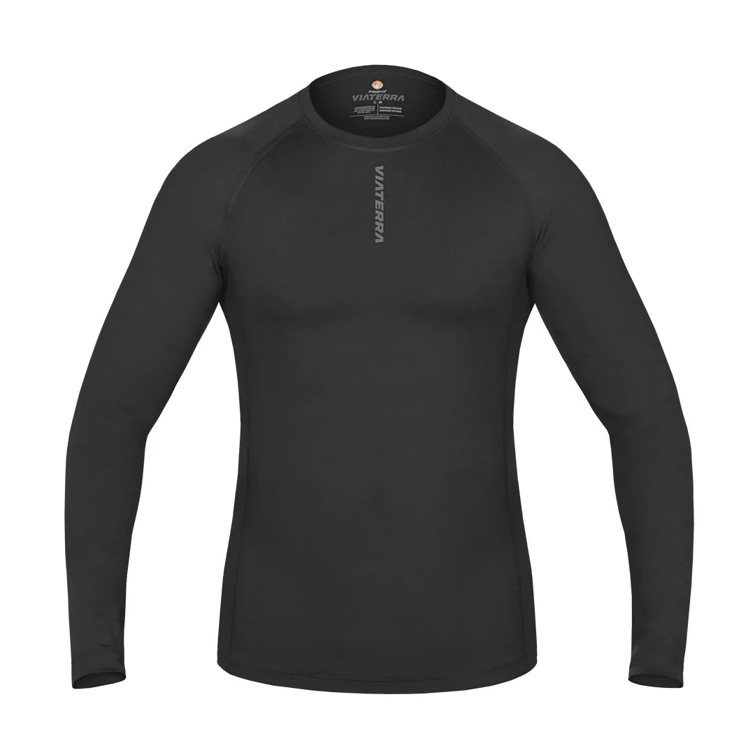 2ND SKIN BASE LAYER TOP - VIATERRA Dark Grey