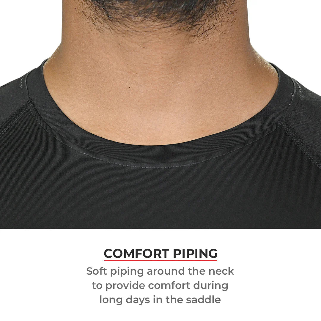 2ND SKIN BASE LAYER TOP - VIATERRA Dark Grey