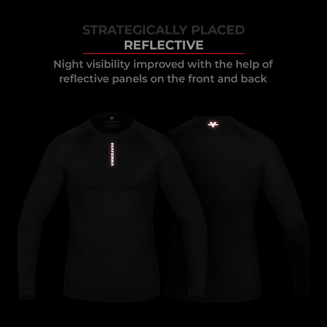 2ND SKIN BASE LAYER TOP - VIATERRA Dark Grey