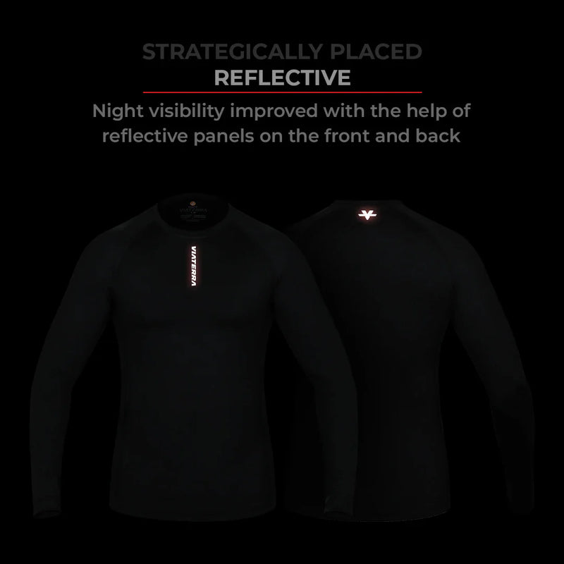 2ND SKIN BASE LAYER TOP - VIATERRA Dark Grey