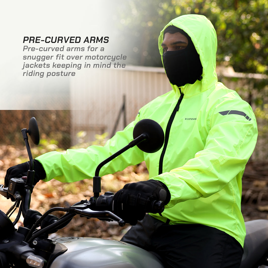 B100 Waterproof Motorcycle Rain Jacket (2026)
